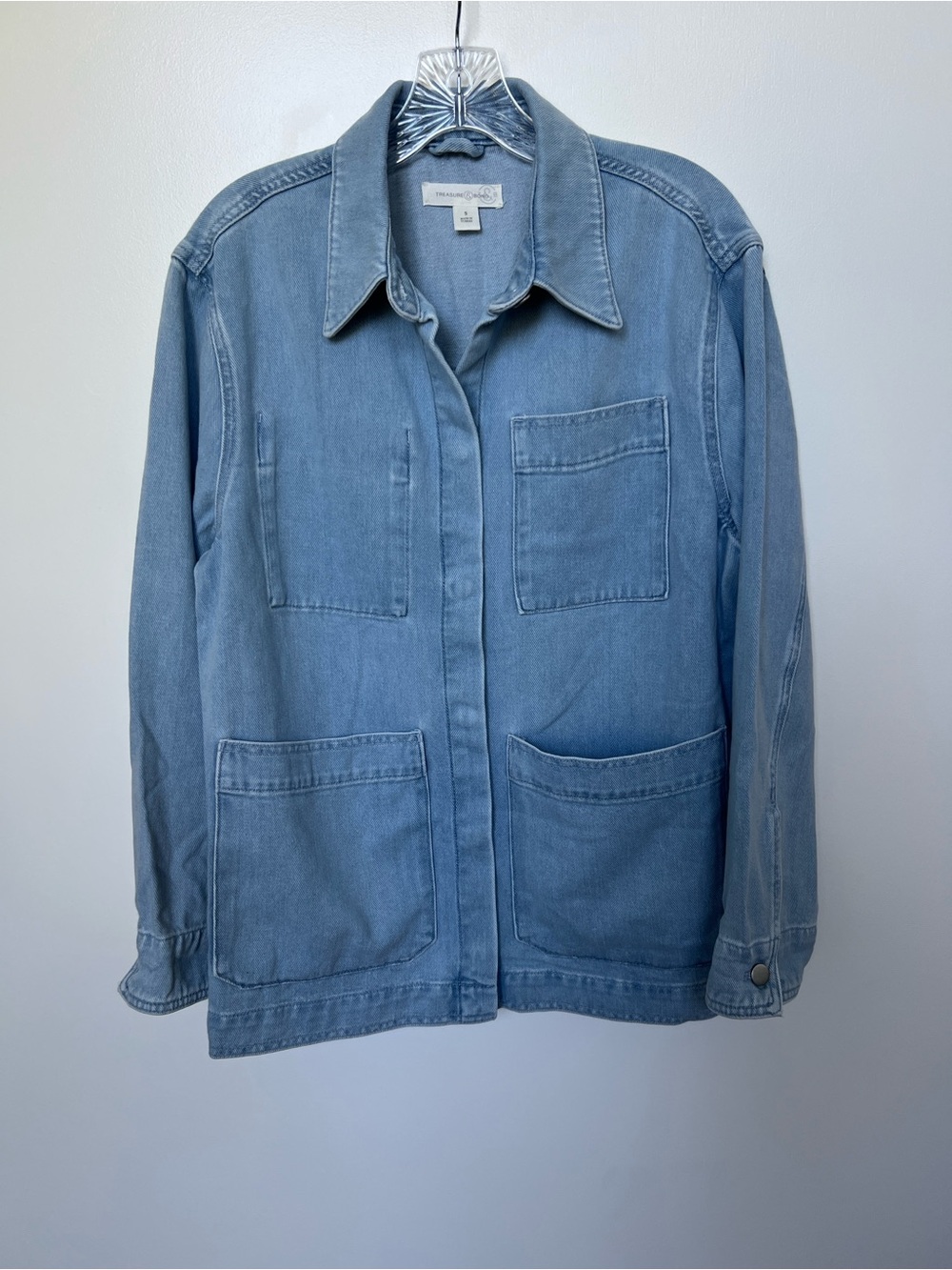 Treasure & Bond Blue Denim women’s Utility Jacket